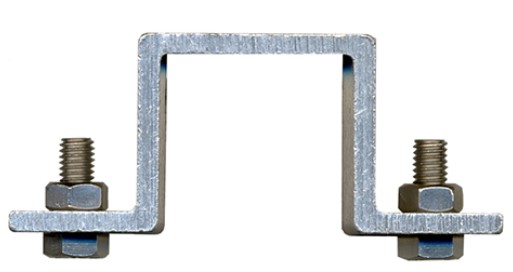 Beugel in aluminium 40 x 40 mm